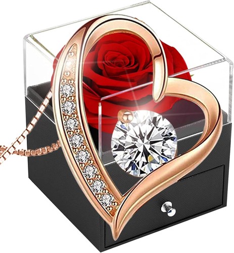 Ewige rose geschenkbox rote - ewige,