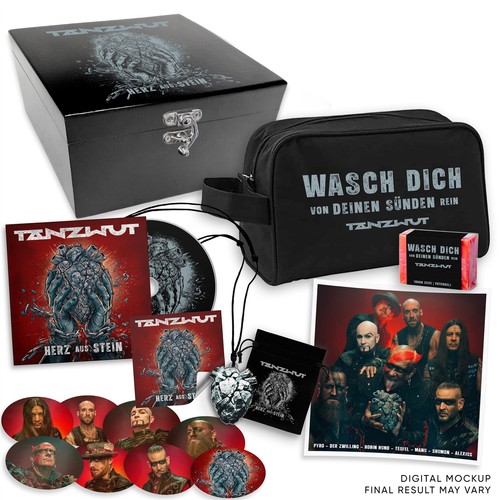 Tanzwut herz aus stein - herz, limited