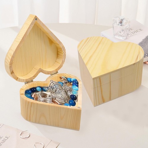 Herz box aus holz klein - holz,