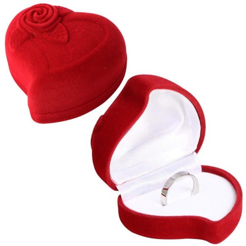 Herz rose ring etui - herz,