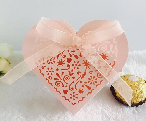 Geschenkbox herz lasergestanzt - geschenkbox,