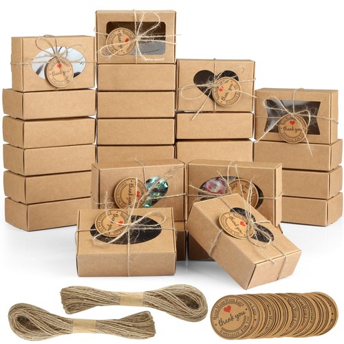 Stück kraftpapier box mit - kraftpapier,