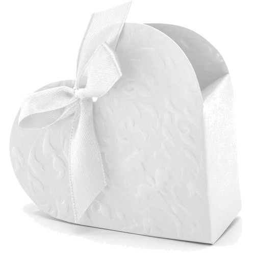 Geschenkbox herz mit schleife - geschenkbox,