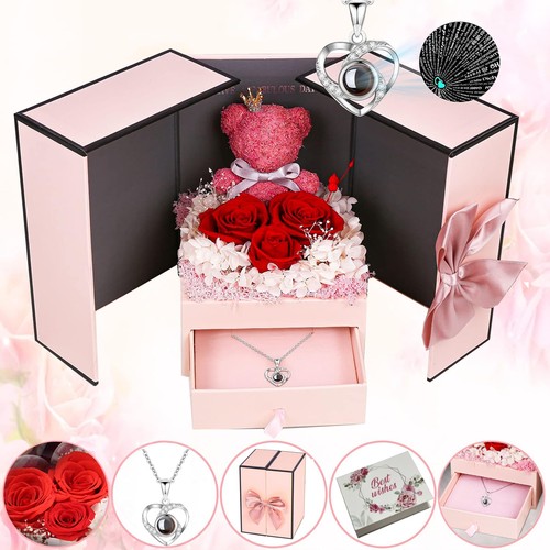 Ewige rose geschenkbox - rose,