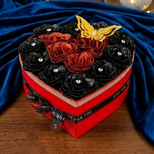 Handgemachte rosenbox - handgemachte, –