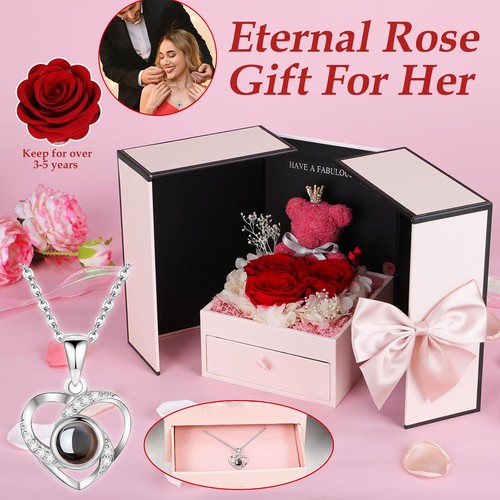 Ewige rose geschenkbox - ewige,