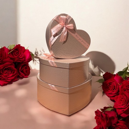 3er set herz geschenkboxen - 3er,