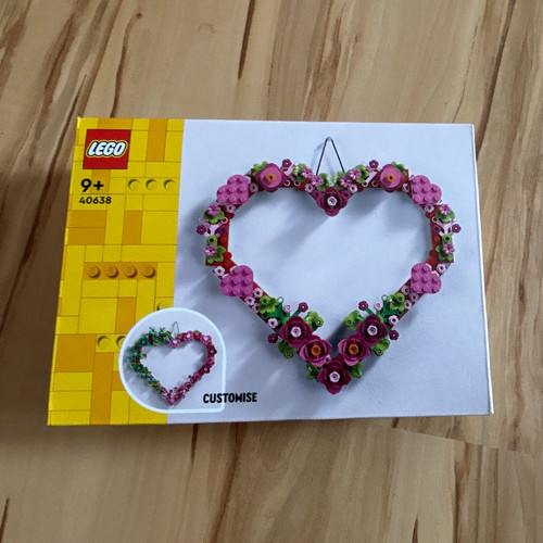 Lego herz deko 40638 254 - 254, teile