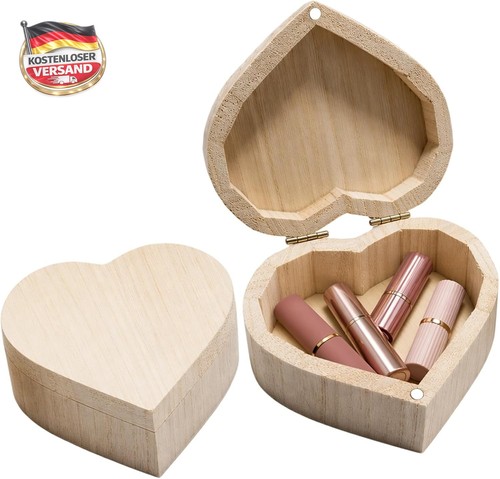 Herzbox holz mit deckel - herzbox,