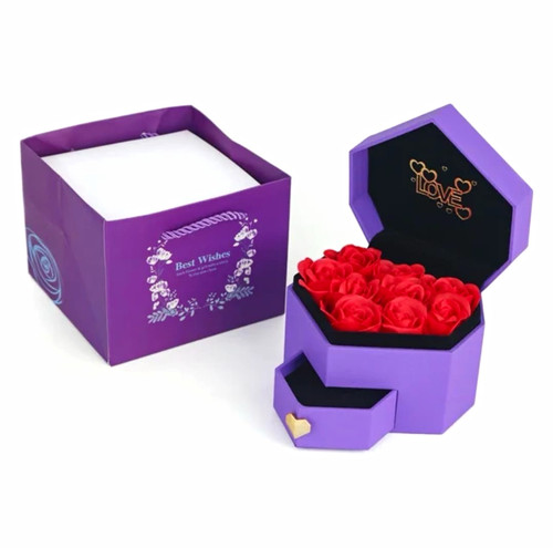 Herzförmige geschenkbox - herzförmige, –