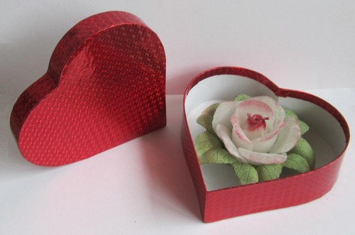 Herz box karton mit - mit, +