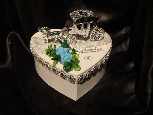 Geldgeschenk hochzeit herz box - geldgeschenk,