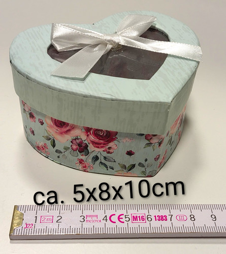 Herz geschenkbox karton blumen - herz,