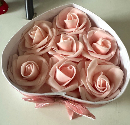 Künstliche rosa rosen - rosa,