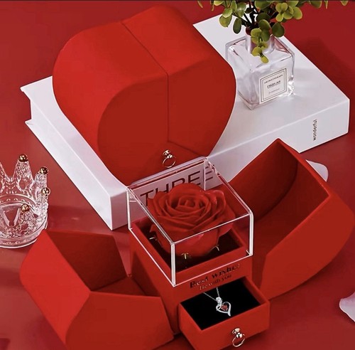 Romantische geschenkbox mit - geschenkbox,