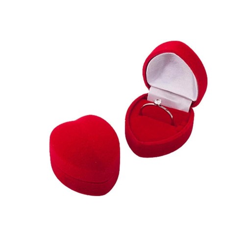 Herz ring ohrstecker etui - ring,